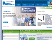 Tablet Screenshot of beswick.com